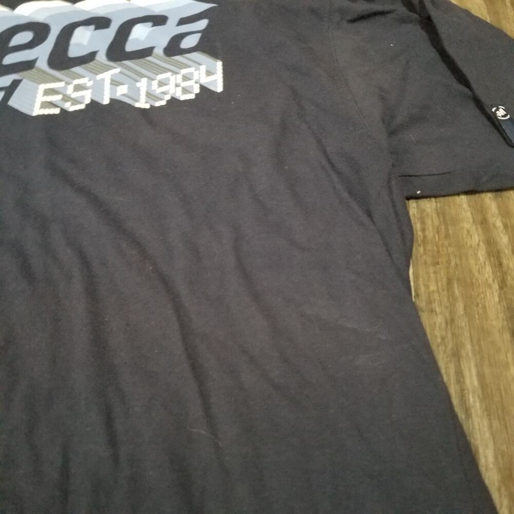 Vintage Mecca Y2k 2000s Blue t shirt Size XXL (Stained Collar) - Picture 11 of 13